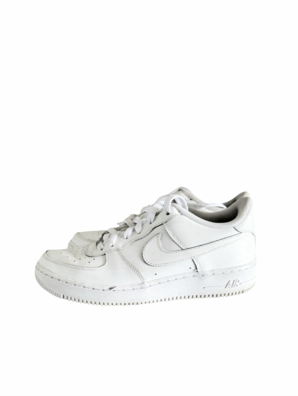 Youth Nike AF1 Air Force One White Leather Athletic Sneaker 7 7Y Boy Girl Kid - Picture 7 of 7
